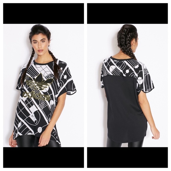 Adidas Soccer Football Oversized Tee - Picture 3 of 12